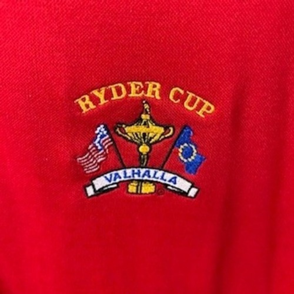 Cutter & Buck Ryder Cup Valhalla PGA Golf Polo Shirt Red Mens‎ Size XXL 2XL - Picture 4 of 7